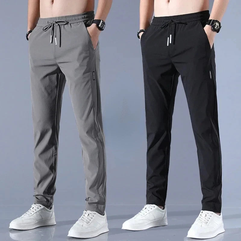 Calça Masculina  de Seda Masculina - Malha Respirável