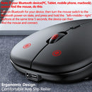 Mouse sem fio Bluetooth - 2.4GHz - 1600DPI