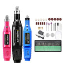 Mini Retifica 3 em 1  - furadeira - caneta de escultura - polidor metais