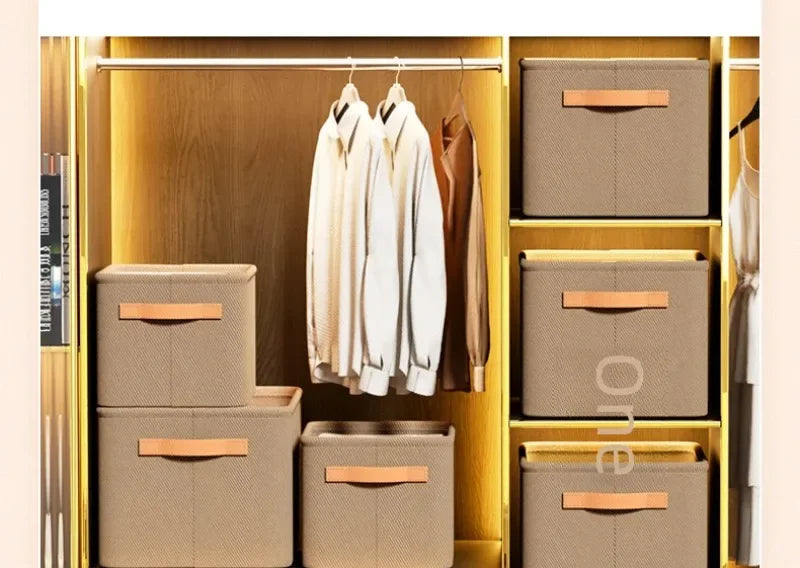 Caixas Organizadoras de Roupas - Guarda Roupas Organizado